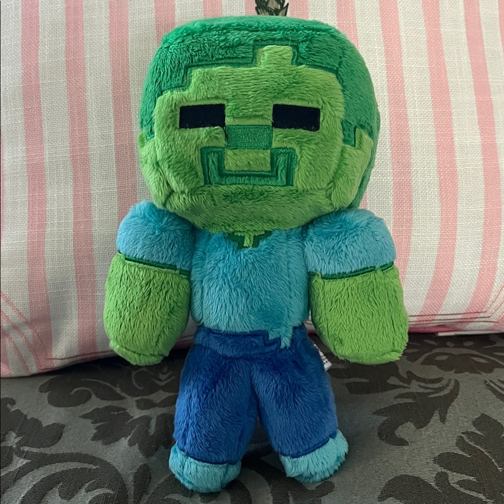Minecraft 8" Creeper Zombie Steve Stuffed Plush Toy Doll - Jinx Mojang